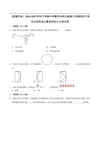 2024~2025学年北师大数学版三年级下册期末练习 数学好玩小小设计师（拔高作业）