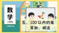 数学一年级下册（2024）笔算加法课堂教学课件ppt