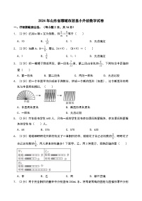2024年山东省聊城市冠县小升初数学试卷