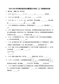 2024-2025学年陕西省西安市雁塔区六年级（上）期末数学试卷