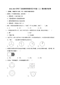 2024-2025学年广东省深圳市福田区六年级（上）期末数学试卷
