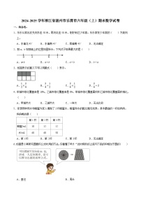 2024-2025学年浙江省温州市乐清市六年级（上）期末数学试卷