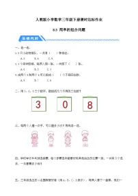 小学数学人教版（2024）三年级下册数学广角—搭配(二)精练