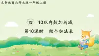 北师大版（2024）做个加法表教课课件ppt