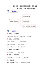 第1课时《常见的量—长度、面积和体积单位》-小升初数学第一轮总复习讲练专题讲义.docx