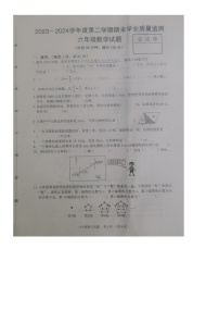 河北省保定市竞秀区2023-2024学年第二学期六年级数学期末试卷（无答案）