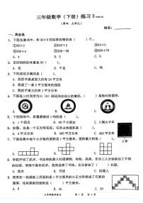 广东省深圳市罗湖区2024-2025学年三年级下学期5月月考数学试题