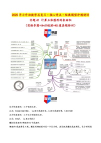 2025年小升初数学核心考点讲练(通用版)专题41计算立体图形的表面积(学生版+解析)