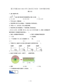 2023_2024学年 [小升初]上海长宁区初一分班考数学冲刺试卷[有解析]