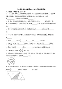 山东省菏泽市定陶区2023年小升初数学试卷