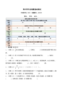 五年级下册数学期末常考易错题基础测试卷--2024-2025学年人教版