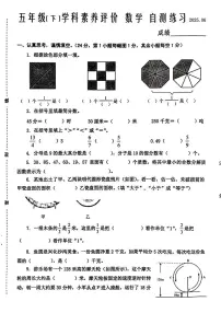 江苏省泰州市兴化市2024-2025学年五年级下学期期末数学试卷