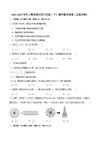 2024-2025学年上海市闵行区六年级（下）期中数学试卷（五四学制）（含解析）