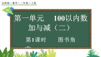 小学数学图书角背景图ppt课件