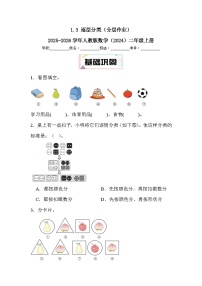 小学人教版（2024）一 分类与整理同步测试题