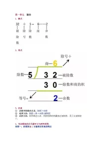 北师大版二年级（下册）数学期末知识要点归纳