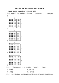 2025年河南省洛阳市汝阳县小升初数学试卷