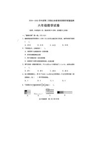 广东市汕尾市海丰县2024-2025学年下学期六年级数学期末试卷