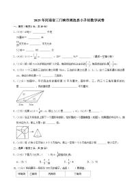 2025年河南省三门峡市渑池县小升初数学试卷