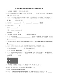2025年陕西省商洛市丹凤县小升初数学试卷