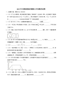 2025年甘肃省陇南州康县小升初数学试卷