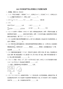 2025年河南省平顶山市郏县小升初数学试卷