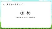 小学数学北师大版（2024）三年级上册（2024）植树教学课件ppt