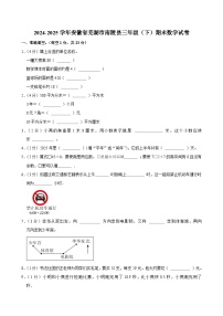 2024-2025学年安徽省芜湖市南陵县三年级（下）期末数学试卷