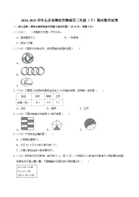 2024-2025学年山东省潍坊市潍城区三年级（下）期末数学试卷