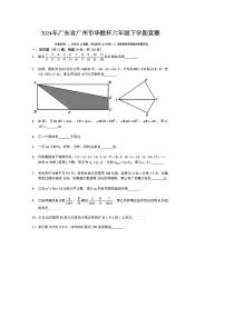 2024年广东省广州市华数杯六年级下学期竞赛数学试卷