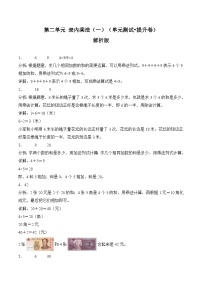 小学青岛版（2024）二 中国戏法和杂技——表内乘法（一）单元测试复习练习题
