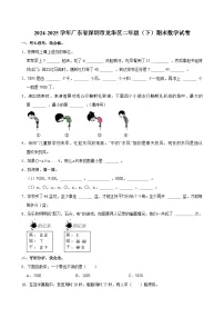 2024-2025学年广东省深圳市龙华区二年级（下）期末数学试卷