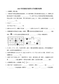 2025年河南省开封市小升初数学试卷