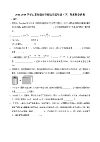 2024-2025学年山东省烟台市招远市五年级（下）期末数学试卷