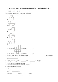 2024-2025学年广东省东莞市桥头镇五年级（下）期末数学试卷
