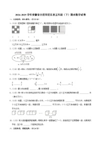 2024-2025学年安徽省合肥市肥东县五年级（下）期末数学试卷