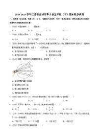 2024-2025学年江苏省盐城市阜宁县五年级（下）期末数学试卷