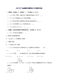 [小升初]2025年广东省揭阳市揭西县六年级下册数学试题[附答案]
