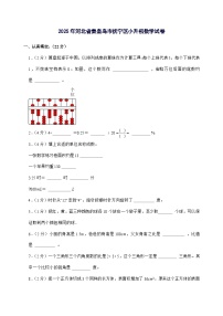 [小升初]2025年河北省秦皇岛市抚宁区六年级下册数学试题[附答案]