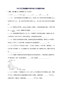 [小升初]2025年江西省赣州市信丰县六年级下册数学试题[附答案]