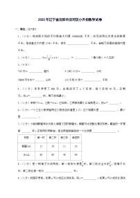 [小升初]2025年辽宁省沈阳市沈河区六年级下册数学试题[附答案]