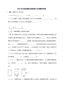 [小升初]2025年山东省菏泽市成武县六年级下册数学试题[附答案]
