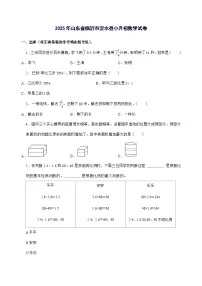 [小升初]2025年山东省临沂市沂水县六年级下册数学试题[附答案]