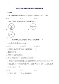 [小升初]2025年山东省青岛市黄岛区六年级下册数学试题[附答案]