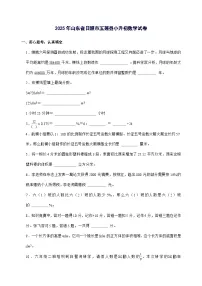 [小升初]2025年山东省日照市五莲县六年级下册数学试题[附答案]