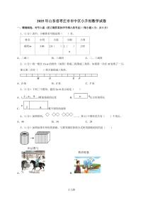 【小升初】2025年山东省枣庄市市中区六年级下册期末数学试题【附答案】