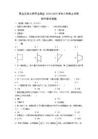 黑龙江省大庆市龙凤区2024-2025学年六年级上学期期中数学试卷（学生版）