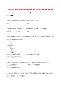 （小升初）2025_2026学年山东省滨州市滨城区青岛版六年级下学期期末数学试卷-附解析