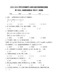 小学数学苏教版（2024）五年级上册小数加法和减法精品习题