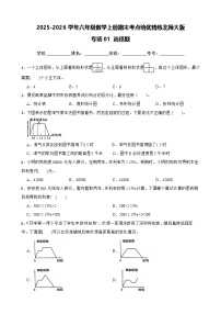 （期末考点培优）专项01 选择题-2025-2026学年六年级数学上册期末考点培优精练北师大版（含答案解析）